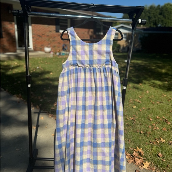 In February Gingham Maxi Dress – Size M - Picture 1 of 4